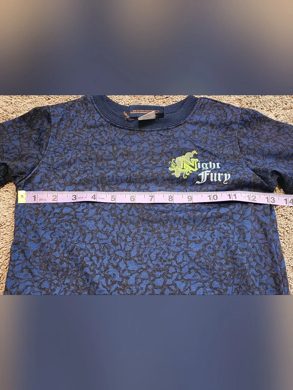 Boys Size 3T Dreamworks How To Train Your Dragon Pajama Set, NWOT Missing Cape